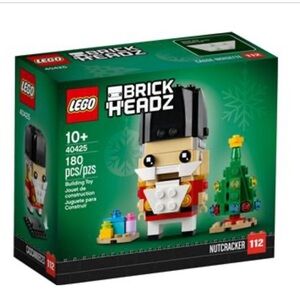 Lego brick Headz Nutcracker set 40425 new in sealed box 180 pieces retired rare